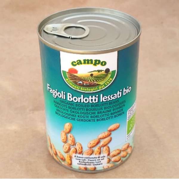 Feijão Borlotti lata 400g
