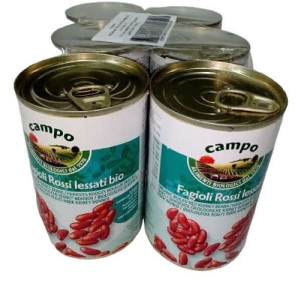 Feijão Encarnado lata 400 g 6 uni