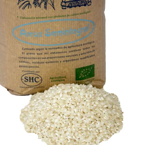 Arroz Semi Integral Río Segura, 25 kg